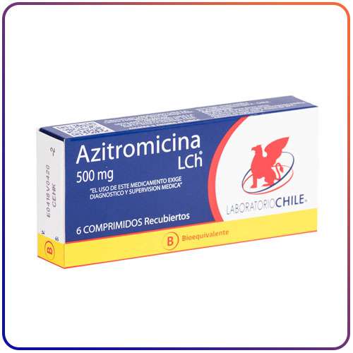 AZITROMICINA 500 MG  6 COMPRIMIDOS RECUBIERTOS